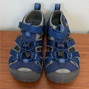 Keen Kids Navy and Gray Sandals